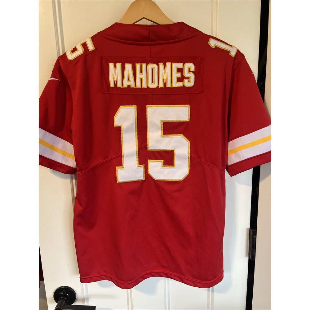Patrick Mahomes Jersey‎ Youth Large Nike 15 Red NFL KANSAS CITY CHIEFS - Picture 4 of 4